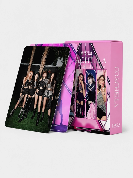 K-Pop BlackPink Lomo kartalari, 20 dan ortiq turlari, 55 dona