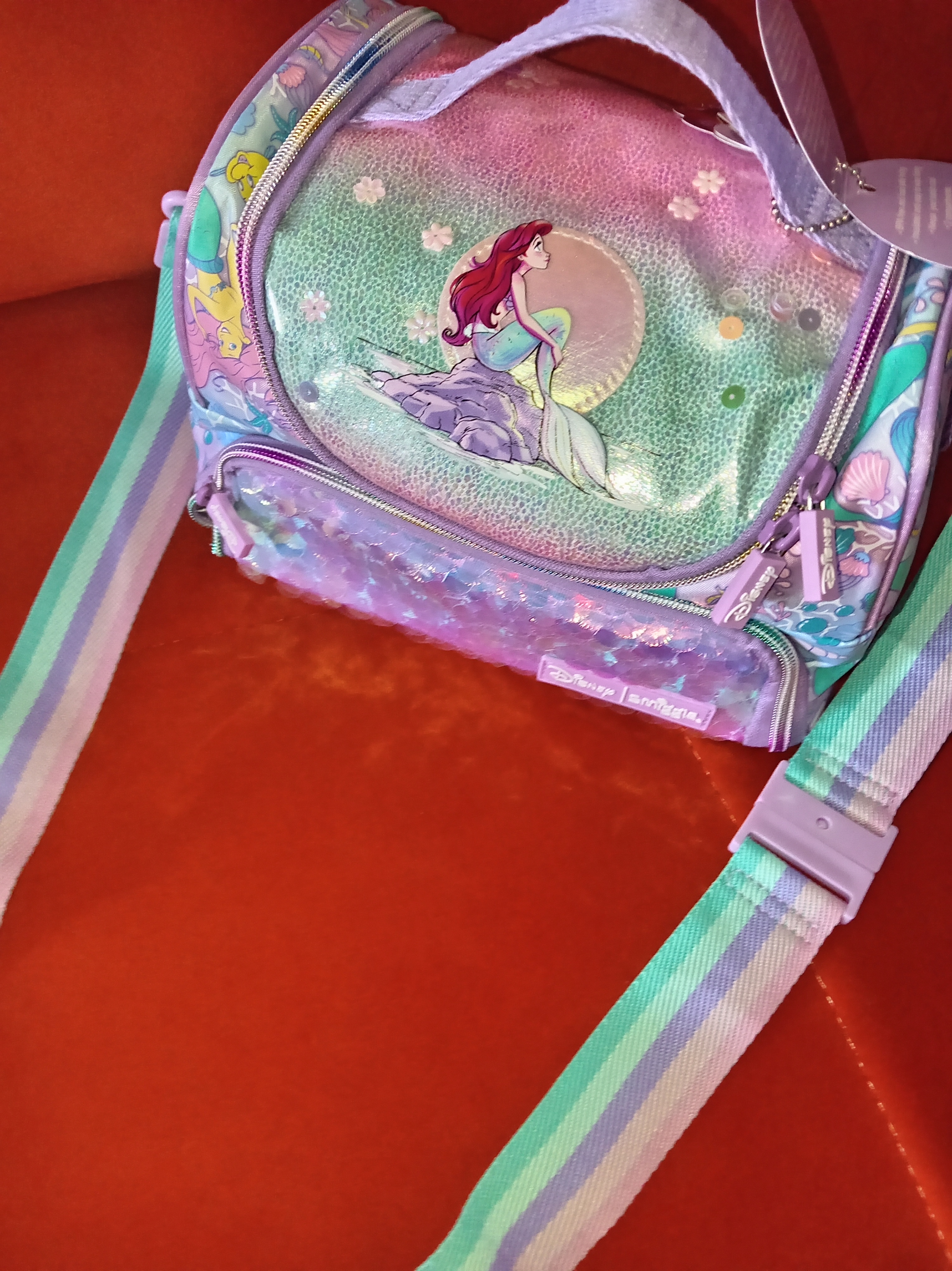 Smiggle maktab lunchbox sumkasi, 2 bo‘limli, sayr va sayohatlar uchun, 6-14 yoshgacha