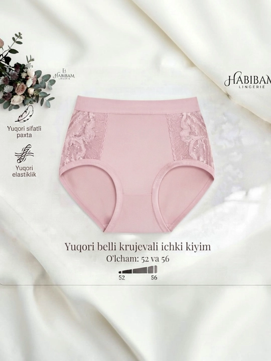 Katta o‘lchamli ayollar trusiklari, to‘rli ayollar ichki kiyimi, XXL, XXXL
