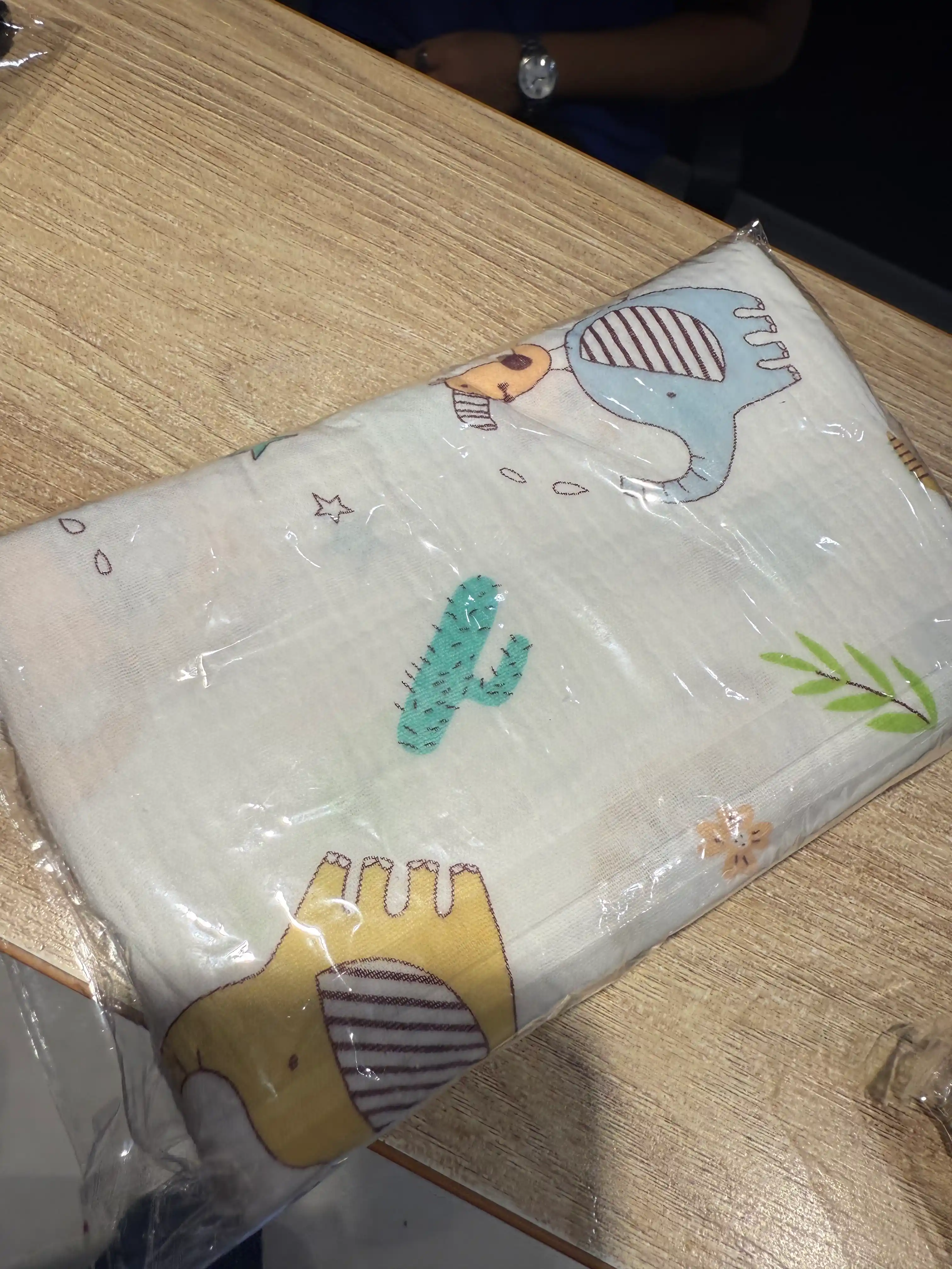Muslin matosidan ko'p martalik yo'rgak, 100*90 sm 0-12 oy