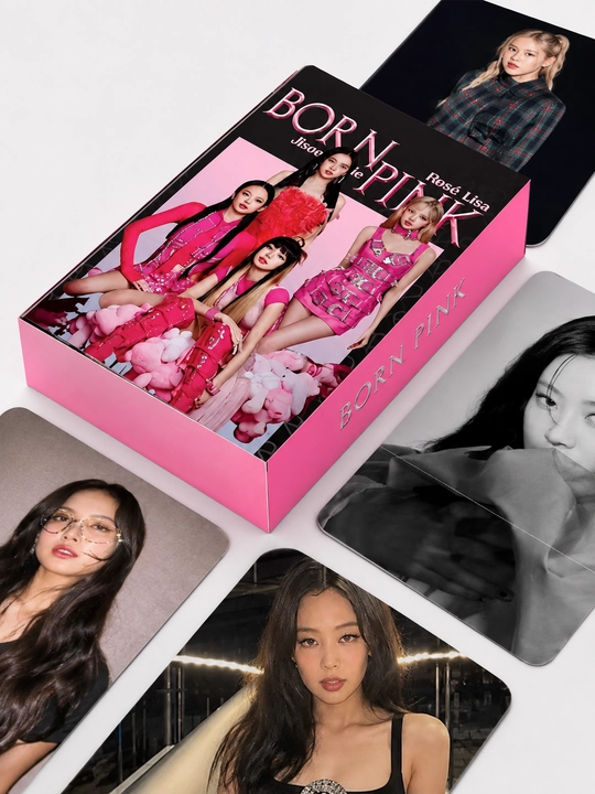 K-Pop BlackPink Lomo kartalari, 20 dan ortiq turlari, 55 dona