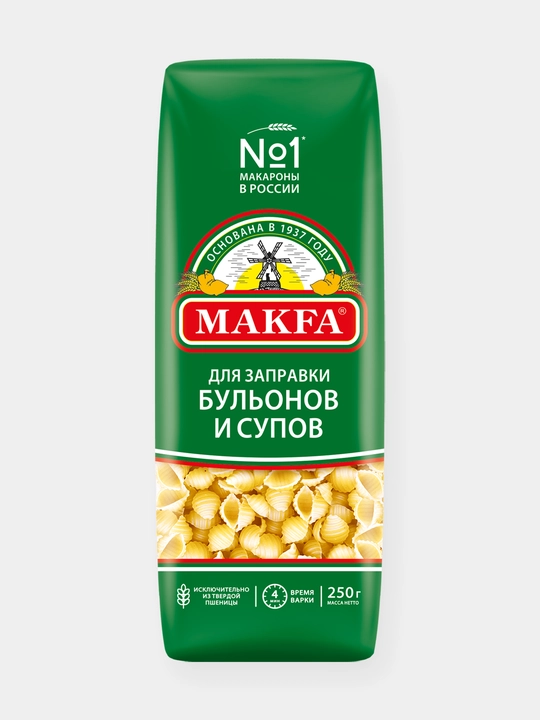 Makaron Makfa, bulyon va sho'rvalar uchun, 250 g