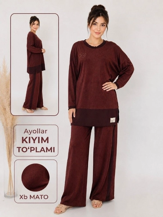Ayollar uchun kuzgi kiyim to'plami, Xb dvoyka, markiza