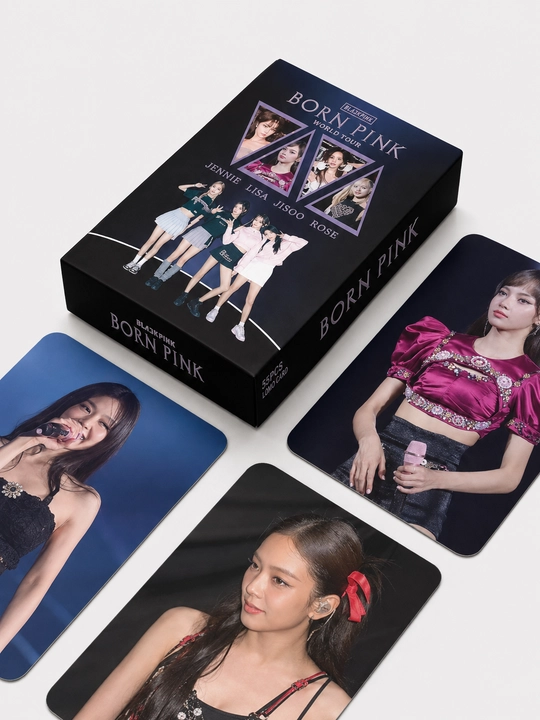 K-Pop BlackPink Lomo kartalari, 20 dan ortiq turlari, 55 dona