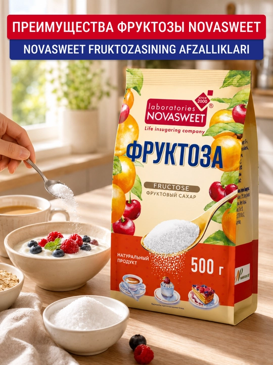 Фруктоза Novasweet Laboratories, 500 г