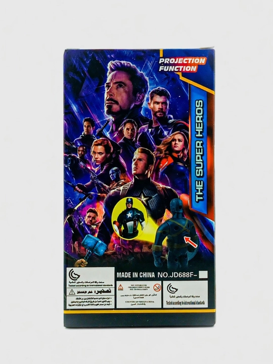 Фигурка супергероя Marvel с проектором, Avengers, 3+