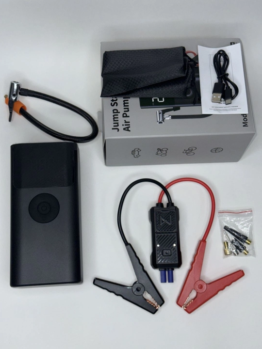 Пусковое устройство, прикуриватель, Powerbank авто Starter, компрессор, зарядка, фонарик