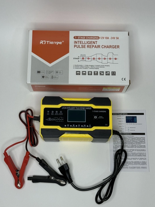 12/24 V avtomobil akkumulyatori uchun avtomatik quvvatlash qurilmasi