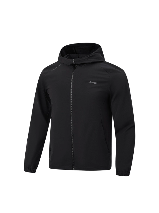 Мужская водоотталкивающая ветровка Li-Ning Essentials AFDW929 с капюшоном - 