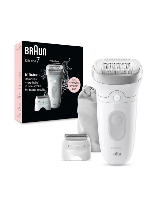 Braun Silk-épil 7 SE 7-041 ho'l va quruq epilasyon uchun epilator - 
