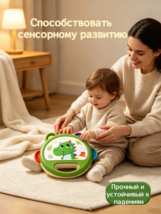 Многофункциональная музыкальная развивающая игрушка – для детей раннего возраста - 