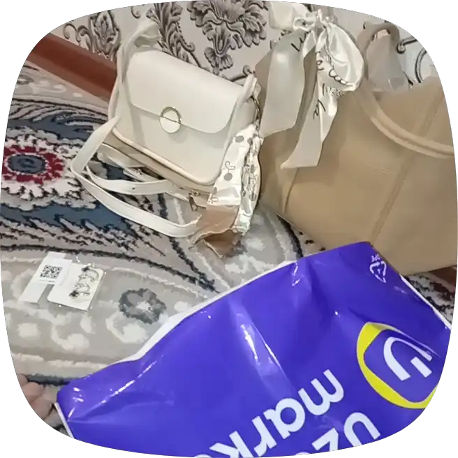 Sumka ayollar uchun, 2 в 1 koshelyok bilan, Musfira