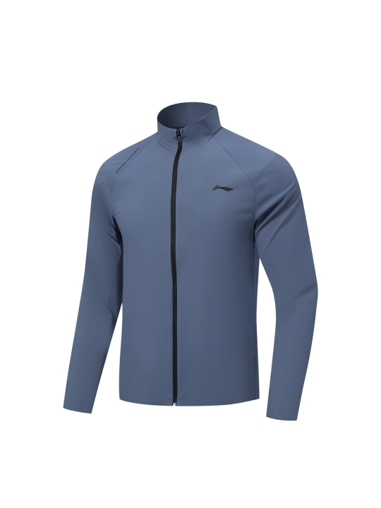 Мужская спортивная куртка Li-Ning Essentials AFDW939 на молнии, с воротником-стойкой - 