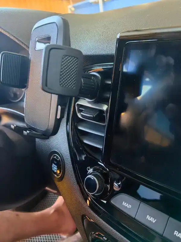 Универсальный автомобильный держатель телефона для воздуховода с крючком, в машину