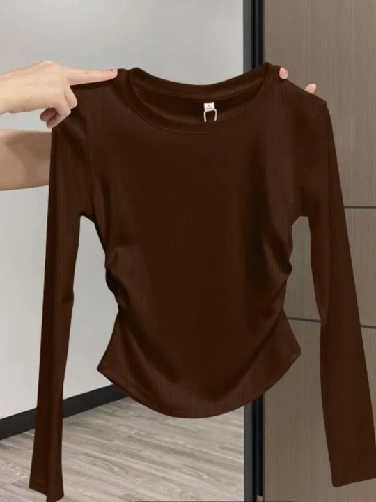 Женские лонгсливы базовые кофты, чёрные и белые