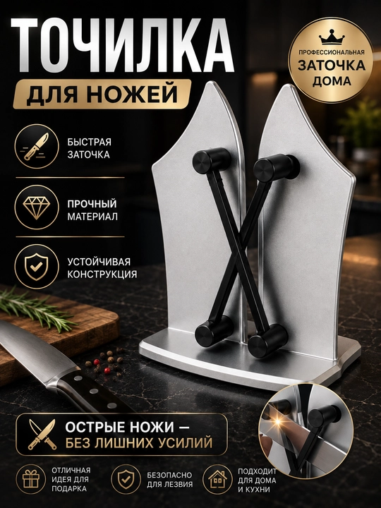 Pichoqlar uchun stol usti charxlagich,oshxona pichoqlarini charxlash uchun mexanik moslama - 