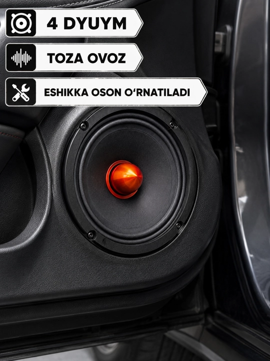 Автомобильные динамики AK Pro Audio AK-650, 6,5 дюйма, 2 шт., 600 Вт