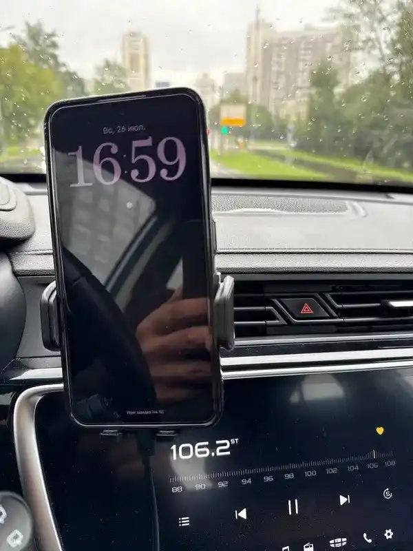 Универсальный автомобильный держатель телефона для воздуховода с крючком, в машину