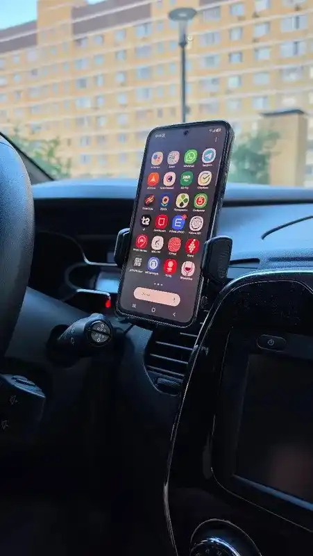 Универсальный автомобильный держатель телефона для воздуховода с крючком, в машину