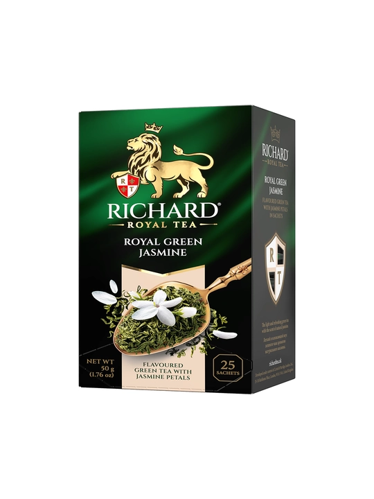 Ko‘k choy Richard "Royal Green Jasmine", 25 ta paketcha