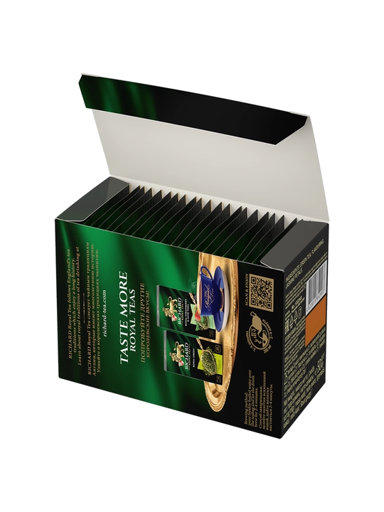 Ko‘k choy Richard "Royal Green Jasmine", 25 ta paketcha