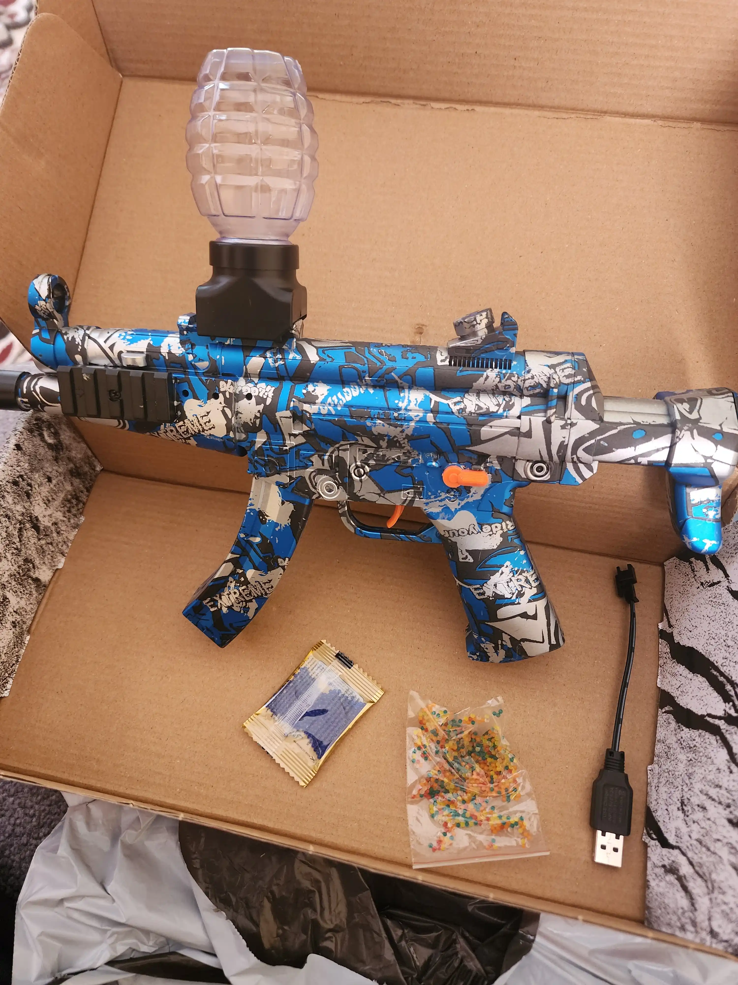 Орбизный автомат M416, SCAR-L, MP5, AK47, AUG, игрушечный пистолет орбиз, автомат игрушка