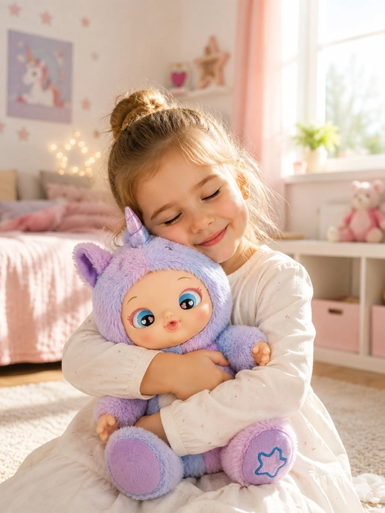 Мягкая игрушка, звуковая, для объятий, для девочек, от 3 лет