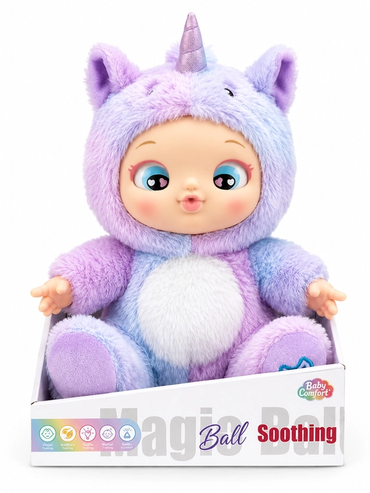 Мягкая игрушка, звуковая, для объятий, для девочек, от 3 лет