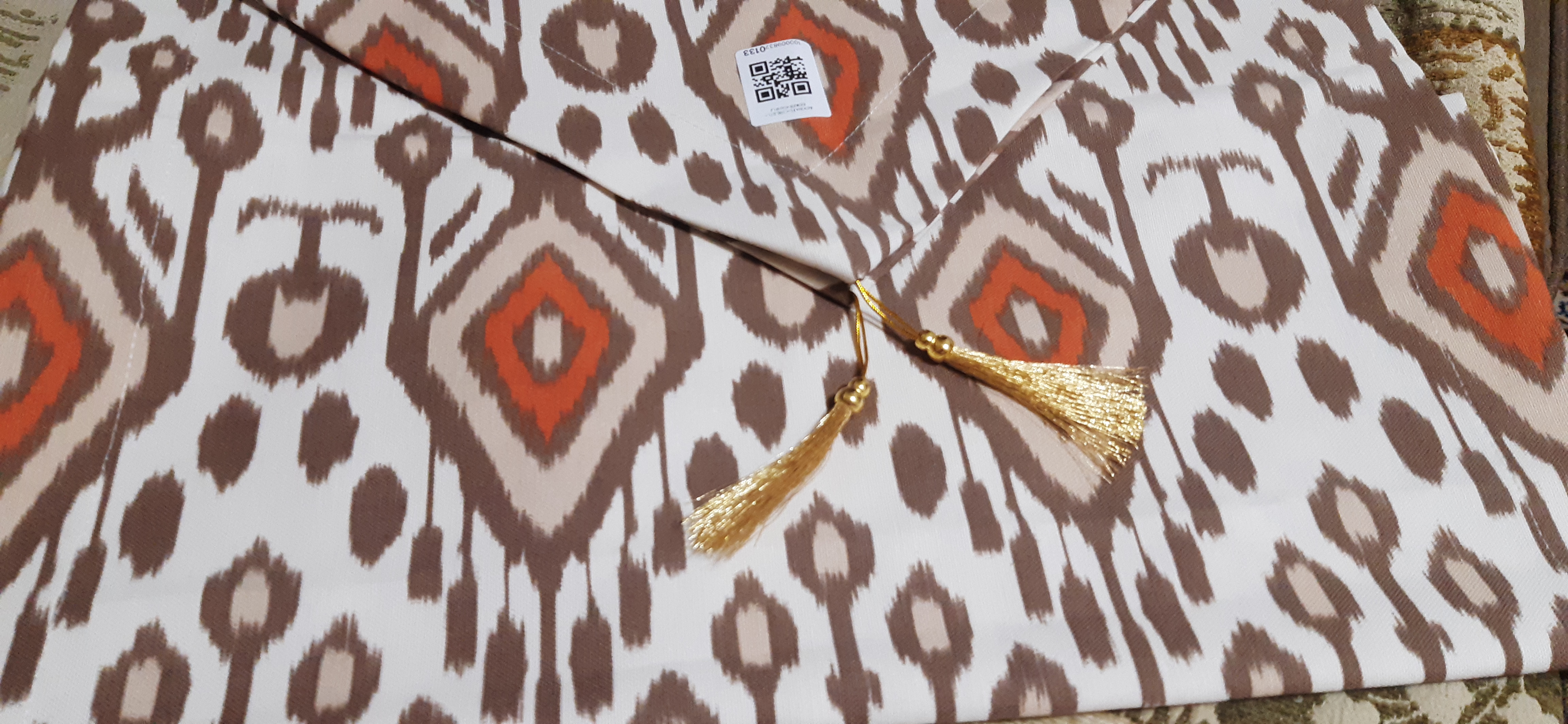 Ikat Раннер – столовая дорожка с национальным узором адрас Размер: 180 ×40 см