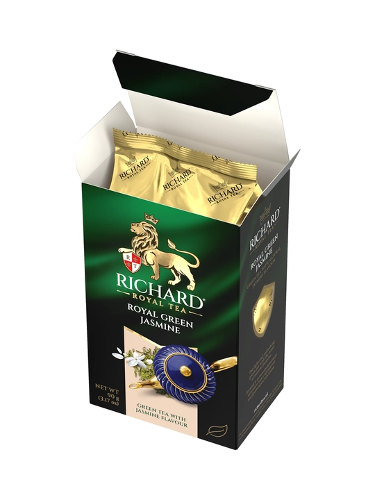 Bargli ko‘k choy Richard "Royal Green Jasmine", 90 g