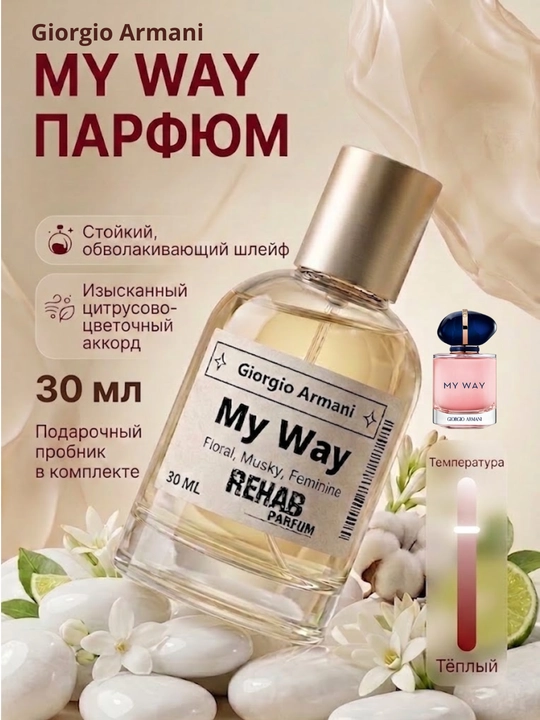 Ayollar uchun My Way Giorgio Armani atirlari, 30 ml - 