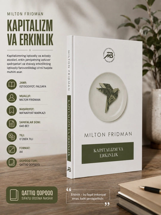 Капитализм ва эркинлик, Милтон Фридман - 