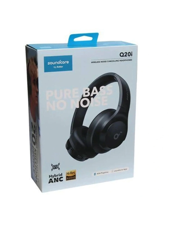 Anker Soundcore Q20i беспроводные наушники с ANC, до 40 часов работы, Black
