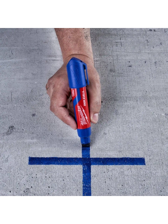 Super katta XL moviy marker Milwaukee INKZALL