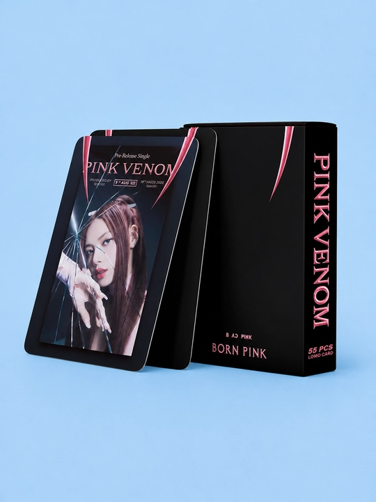 K-Pop BlackPink Lomo kartalari, 20 dan ortiq turlari, 55 dona