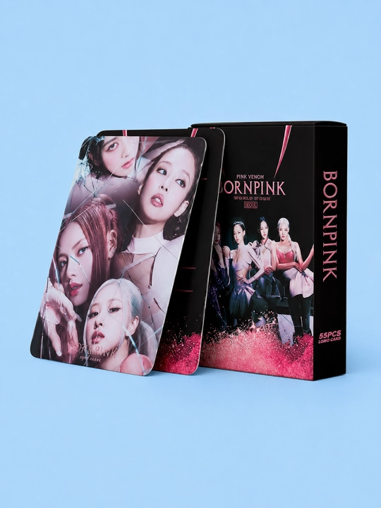 K-Pop BlackPink Lomo kartalari, 20 dan ortiq turlari, 55 dona