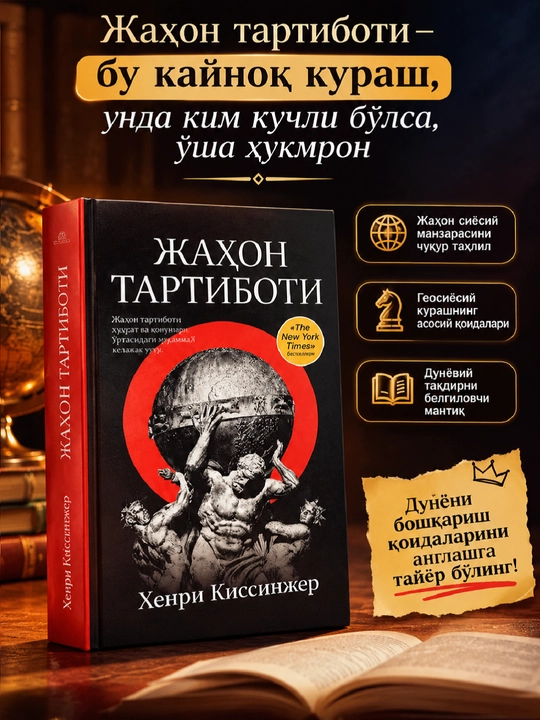 Jahon tartiboti - Genri Kissinjer, World Order Siyosat xalqaro munosabatlar bestselleri