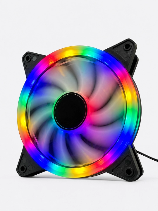 Корпусной вентилятор 120 мм с RGB-подсветкой, кулер для ПК, 3-Pin
