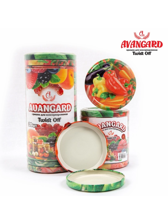 Крышки Твист-офф Avangard для консервирования, 82 мм