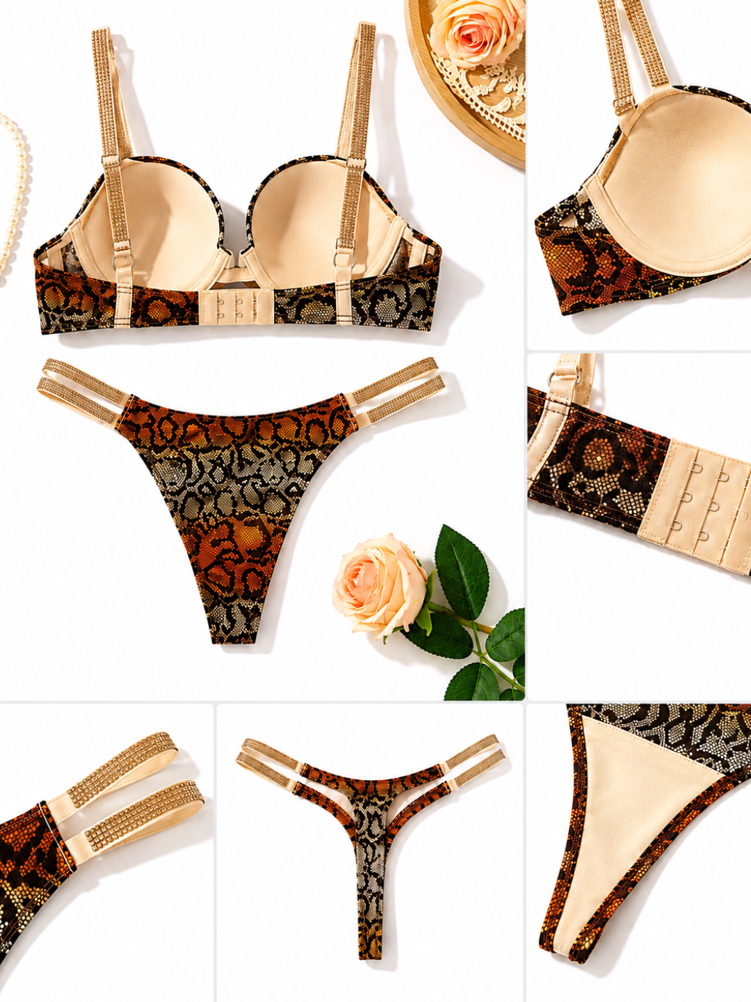 Victoria's Secret ayollar ich kiyimi, ichki kiyim komplekti, byustgalter va trusik