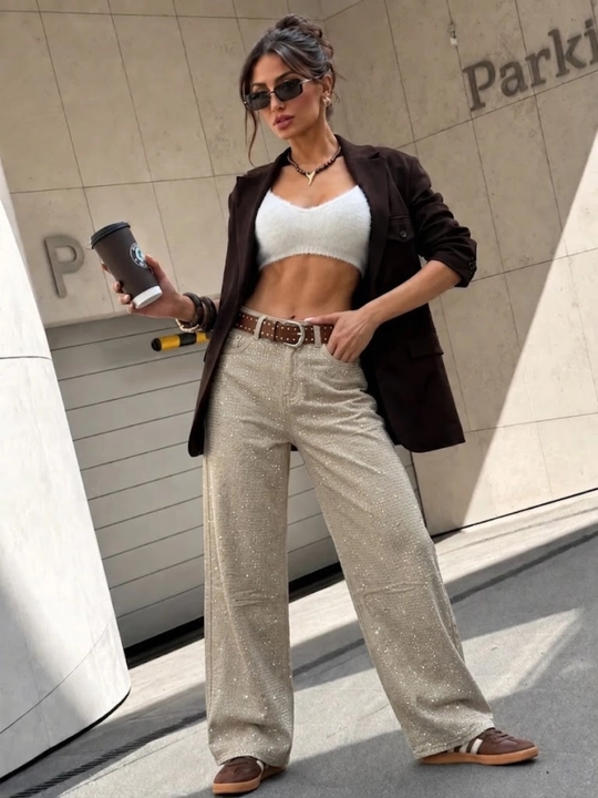 Ayollar jinsi shimlari, ayollar baggi shimlari, keng jinsi shimlar, S–XL