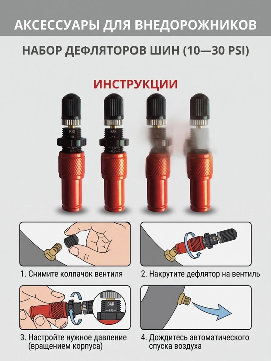 Автоматические дефляторы шин