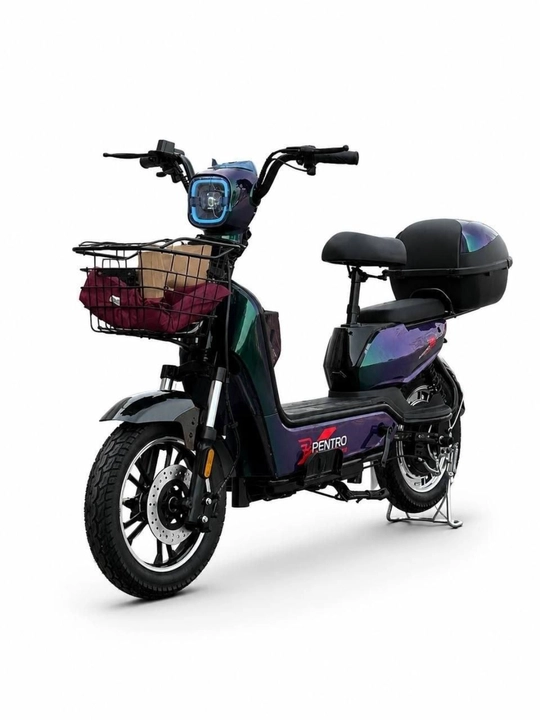 PENTRO 60V elektr skuteri, 5 batareyali, 45-50 km yurish masofasiga ega, g‘ildiraklari 16 dyuymli
