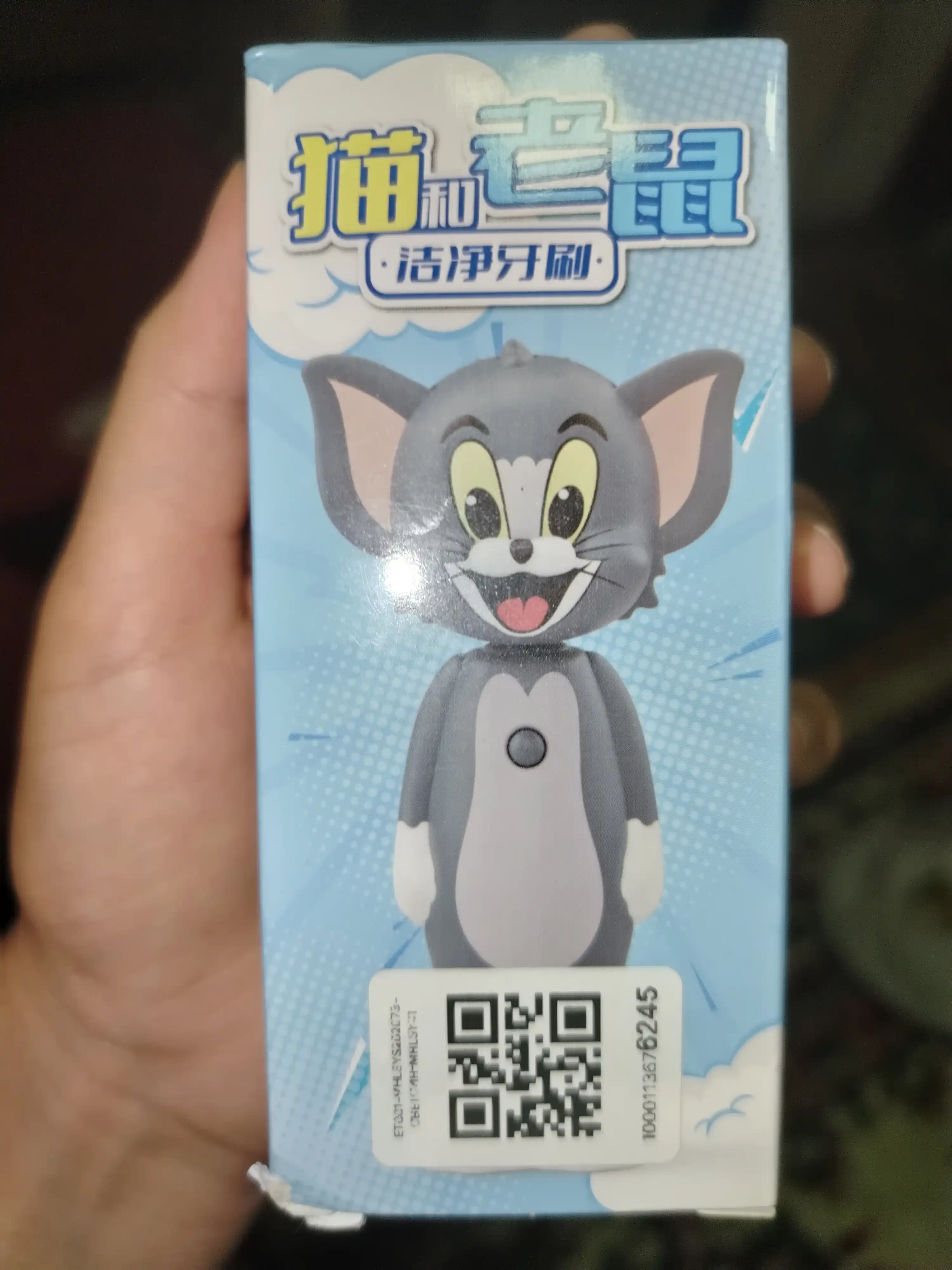 Tom va Jerry multfilmi bolalar tish cho'tkasi, yumshoq tuklar, yig'ib olinadigan dizayn
