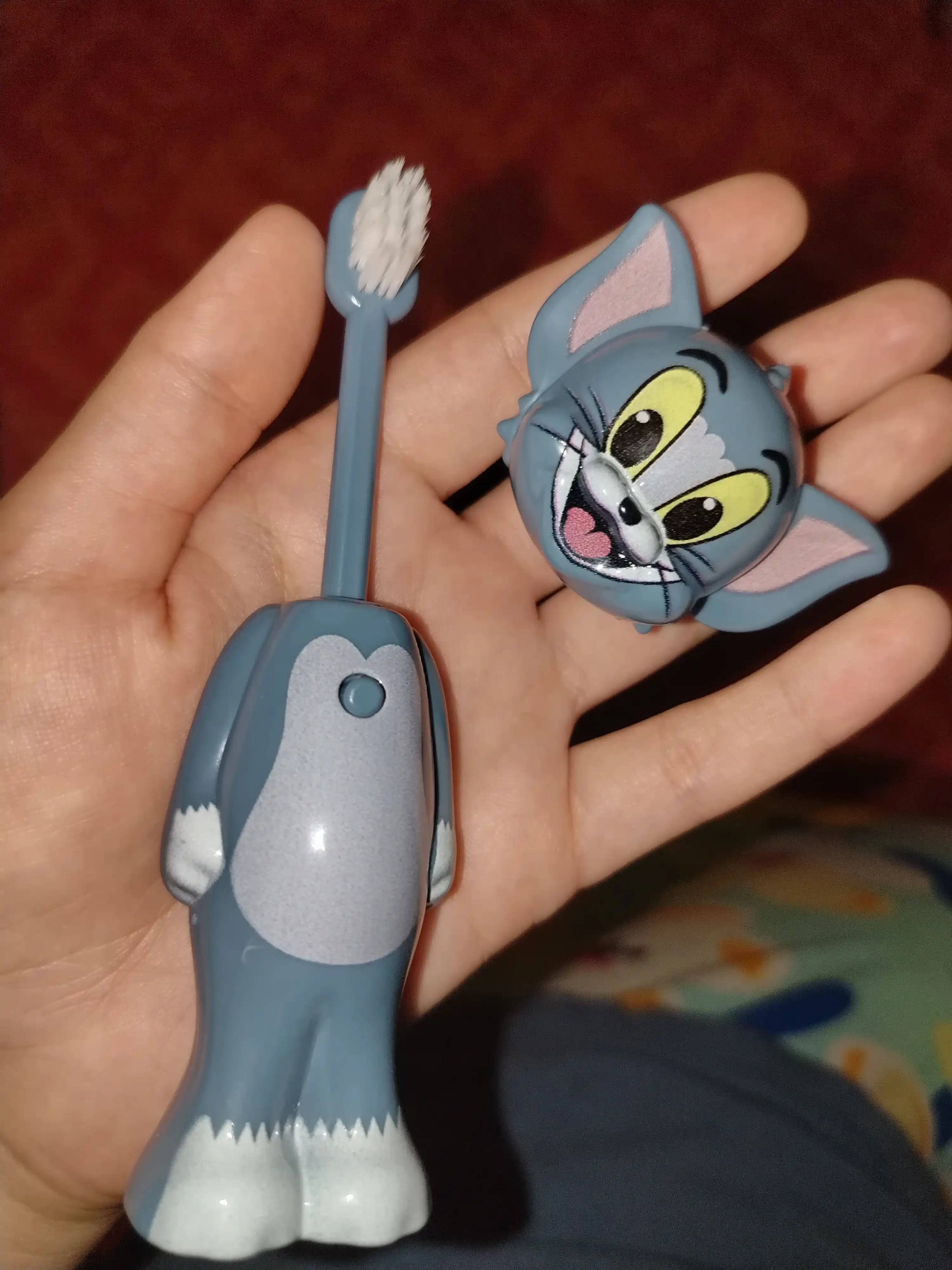 Tom va Jerry multfilmi bolalar tish cho'tkasi, yumshoq tuklar, yig'ib olinadigan dizayn