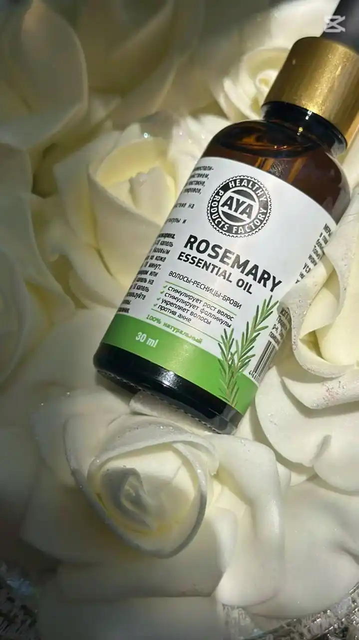 Soch va soqol o'stirish uchun rozmarin yog'i AYA, to'kilishiga qarshi serum, 30 ml