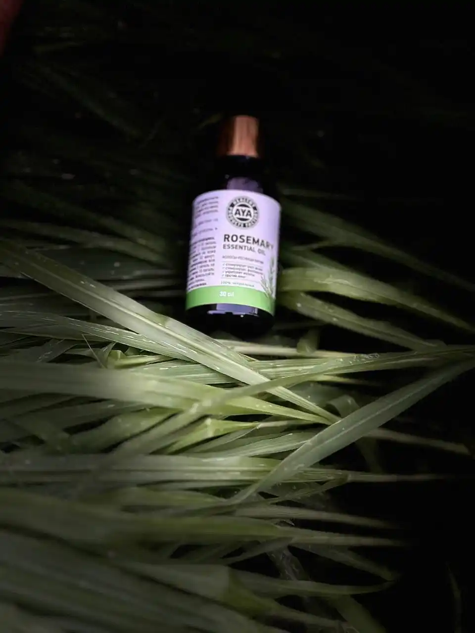 Soch va soqol o'stirish uchun rozmarin yog'i AYA, to'kilishiga qarshi serum, 30 ml