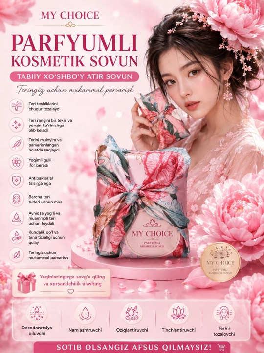 Parfyumlashgan kosmetik sovun