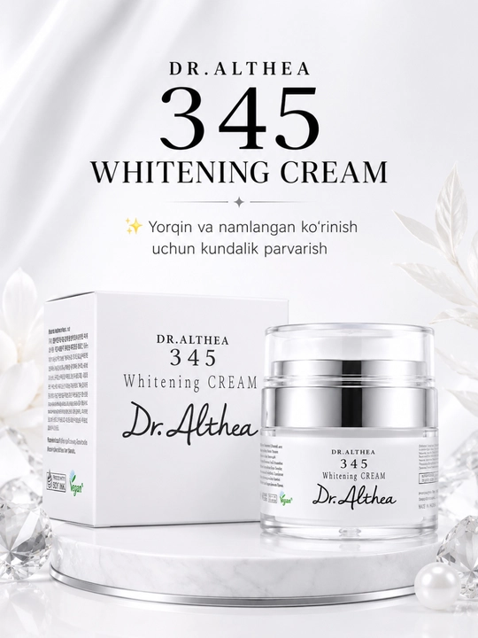 Dr.Althea 345 Whitening Cream yuz kremi - 