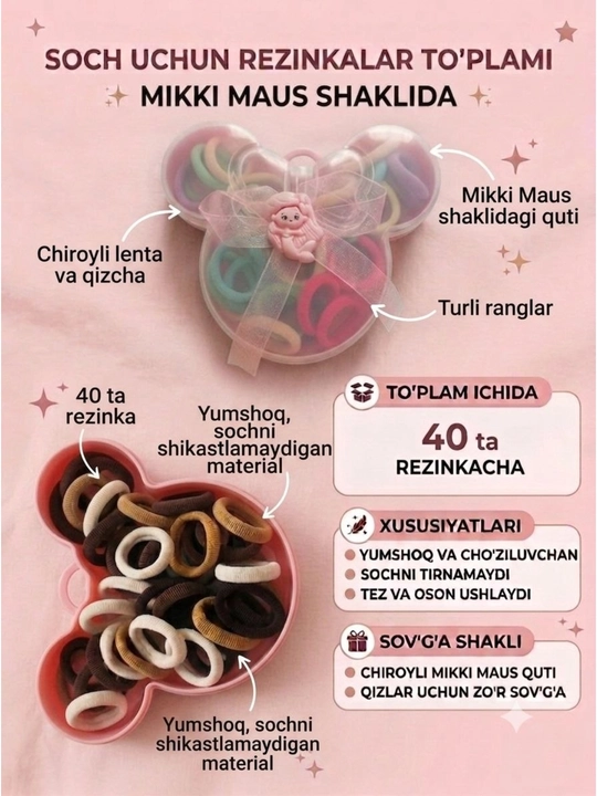 Soch uchun rezinka - 